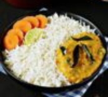 Steam Rice+Dal+Mix Veg