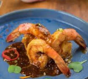 Chilly Prawn Gravy  ( 4 Pcs )