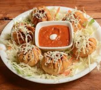 Chicken Cheese Momo Fry (6pc)