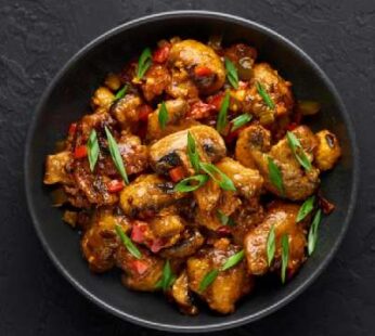 Schezwan Mushroom Dry (Full)